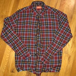 Matix Mark Johnson Plaid Button Up Shirt